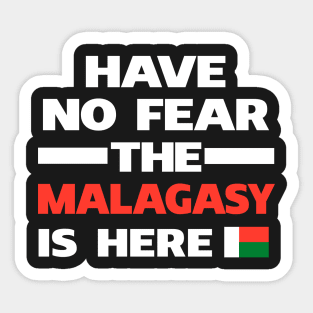 No Fear Malagasy Here Madagascar Sticker